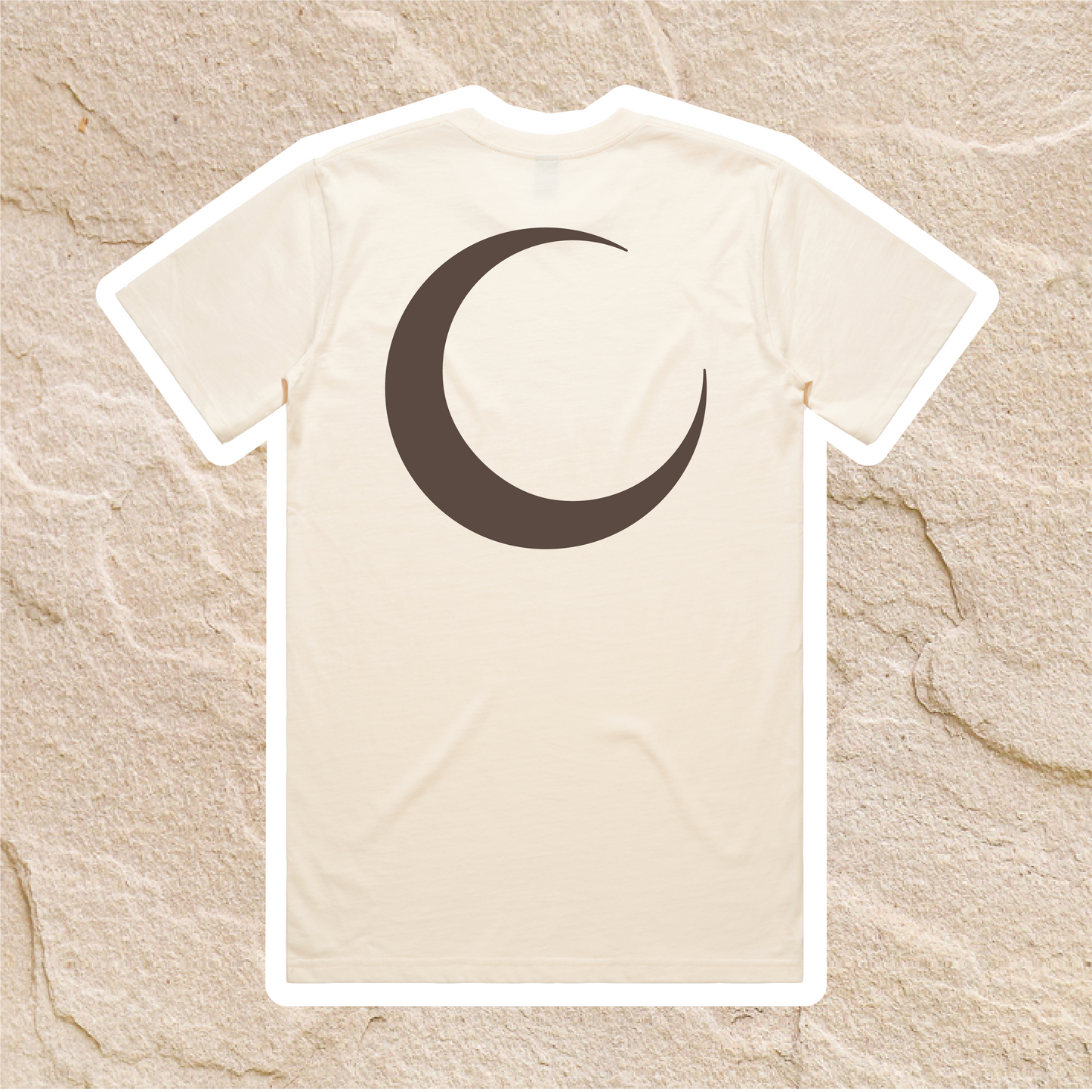 Set in Stone | Crescent Tee - Sandstone