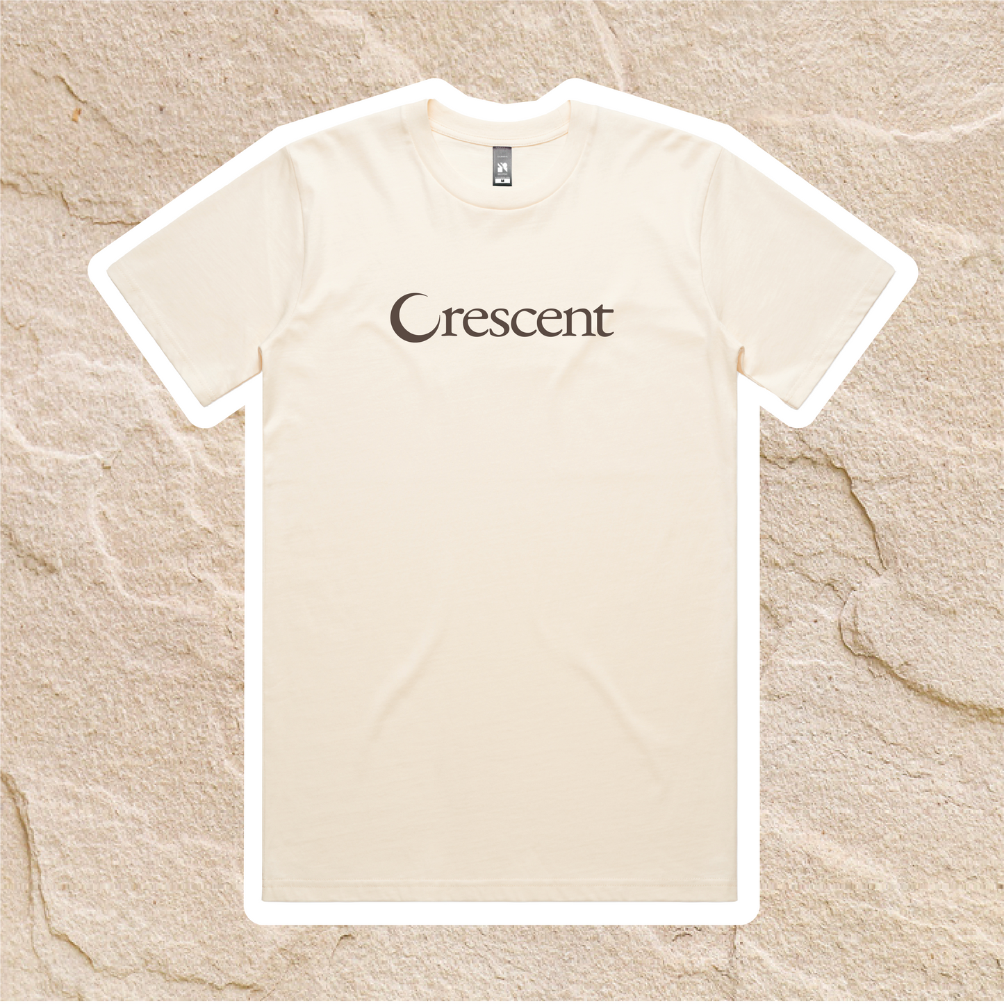 Set in Stone | Crescent Tee - Sandstone